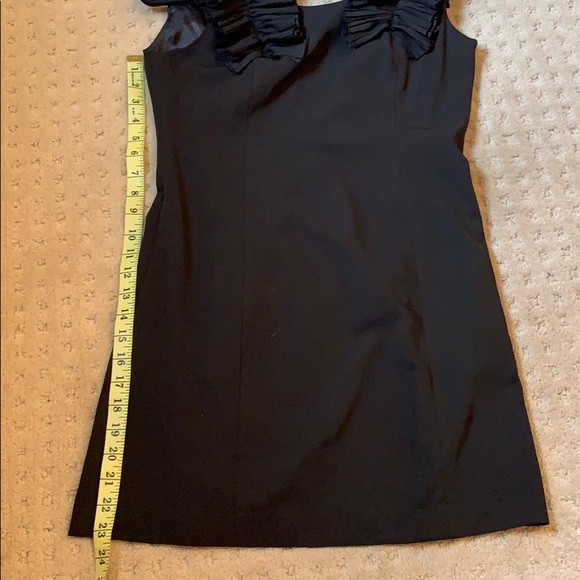 Ruffle black top - long - Picture 4 of 4